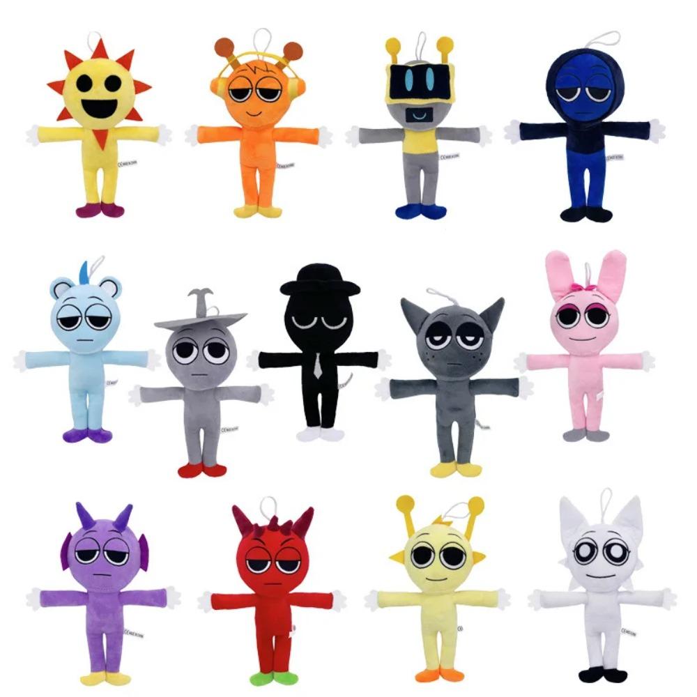 Плюшевые игрушки Sprunki Плюшевая кукла Sprunki Певцы Орен Венда Игровой Мультяшный Набивной Подушка Детский День Рождения Рождественские Подарки