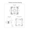 1MP 720P Camera Module, Black PCB, 100° No Distortion, 30fps, 1 Set