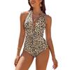 One-piece Bikini Female Sexy Deep V Neck Beach Vacation Bikini