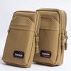 Nylon Colth Single/Double Layer Mobile Phone Bags Waist Fanny Pack Belt Waist Bag Men Phone Pouch