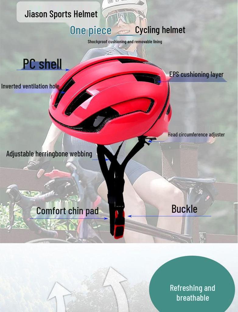 Unisex Road & Mountain Bike Safety Helmet