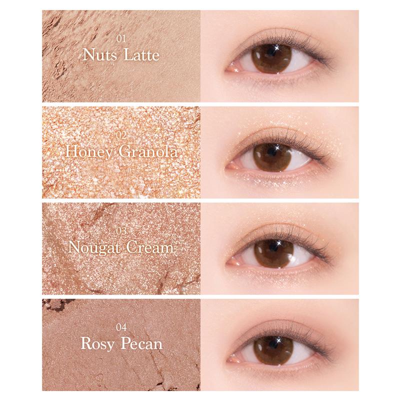 DASIQUE Палитра теней #24 Приглушенные орехи