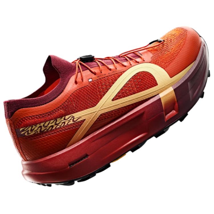 Women's Sneakers ANTA Champion Falcon SpeedRC Running Shoes Women's Low-top Vibrant Orange/Rose Red