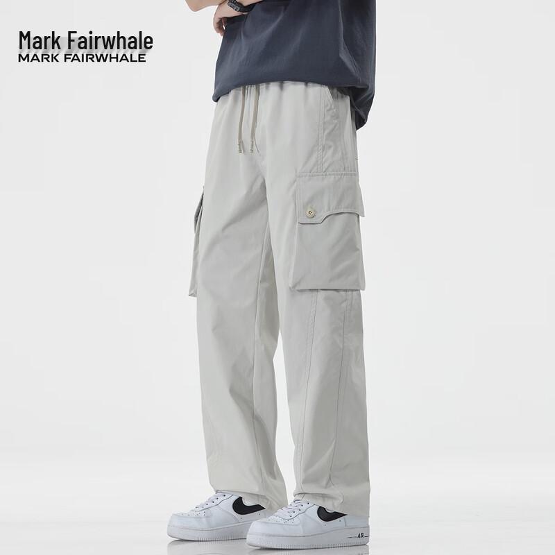 Mark Fairwhale Men's Loose Fit Drawstring Workwear Pants