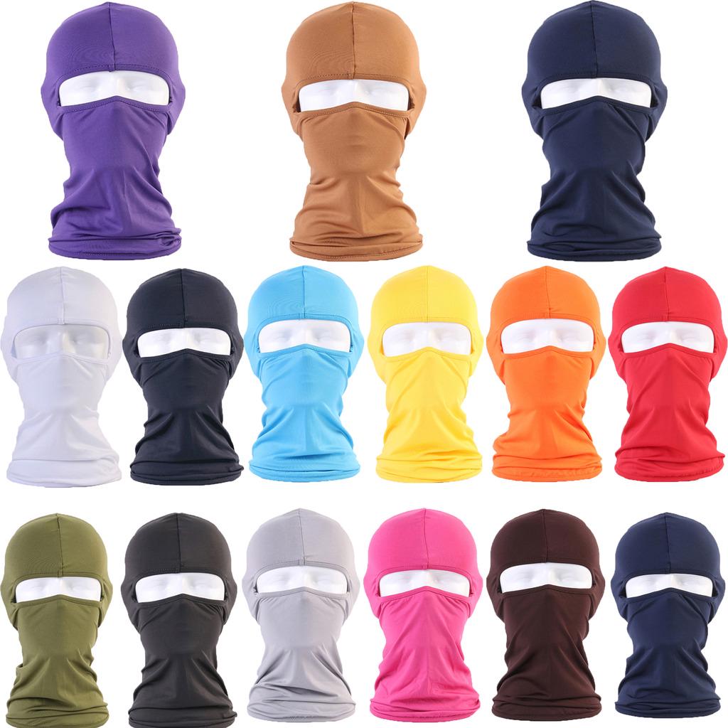 Unisex Motorcycle Face Mask Outdoor Lycra Balaclava Cycling Ski Neck Protecting Full Face Mask
