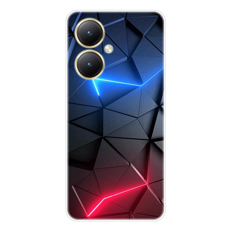 Для Vivo Y27 4G Y 27 5G чехол Мягкая силиконовая задняя крышка Чехол для телефона с рисунком из мультфильма Разнообразие