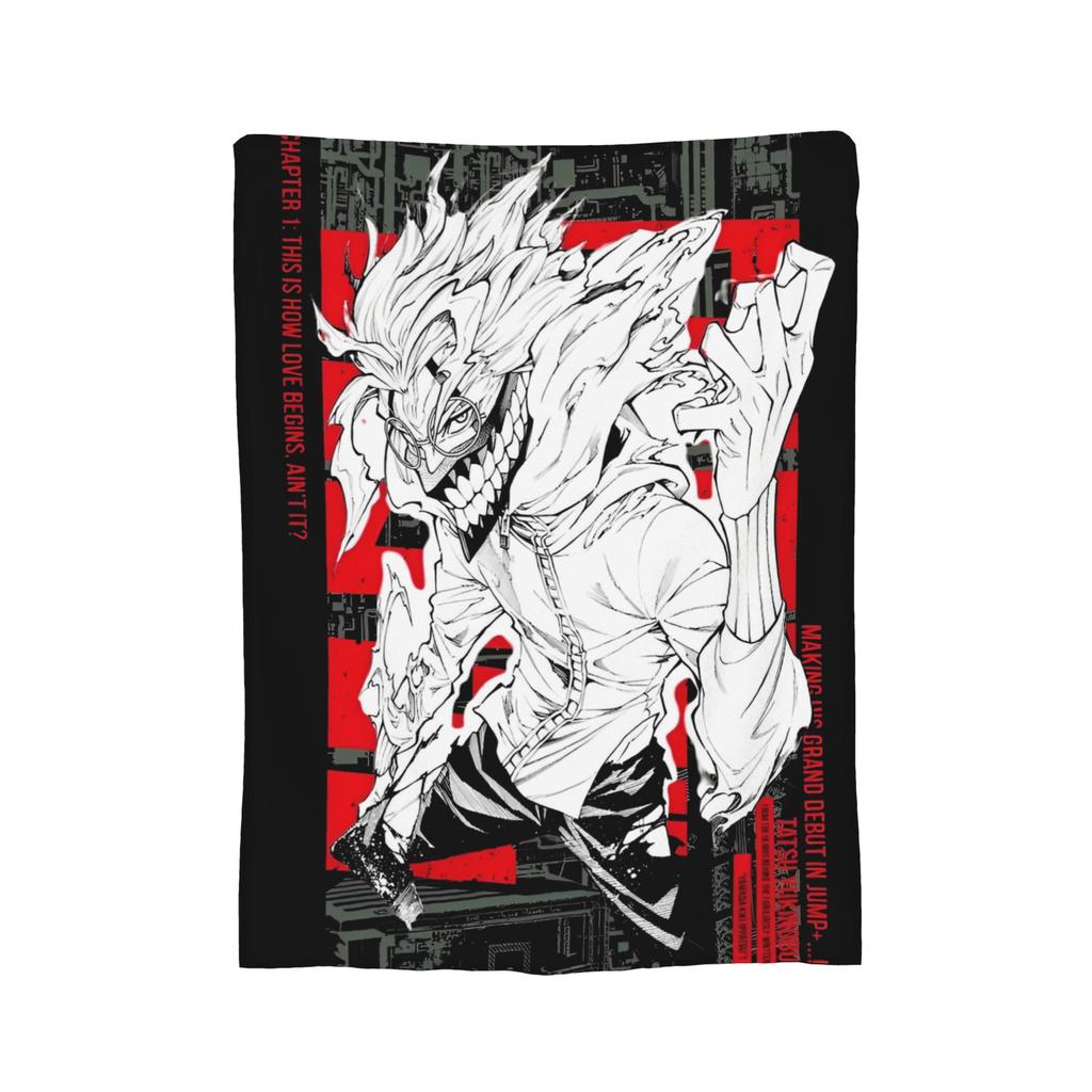 Turbo Granny Dandadan Anime Flannel Blankets Creative Throw Blanket for Bed Sofa Couch 200x150cm Plush Thin Quilt,