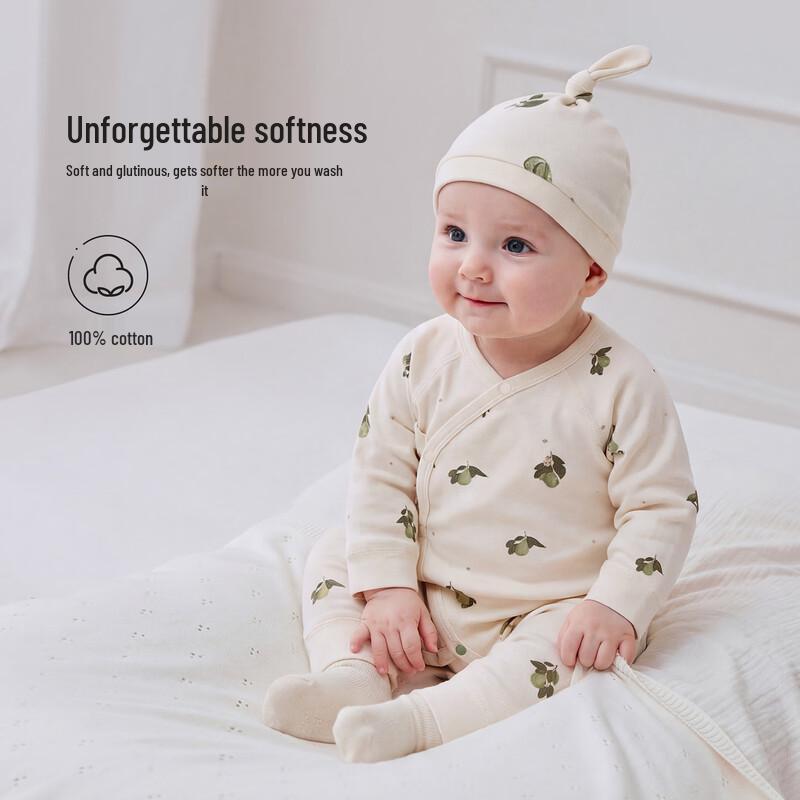 Ромпер Babylove из чистого хлопка для новорожденных с завязками спереди
