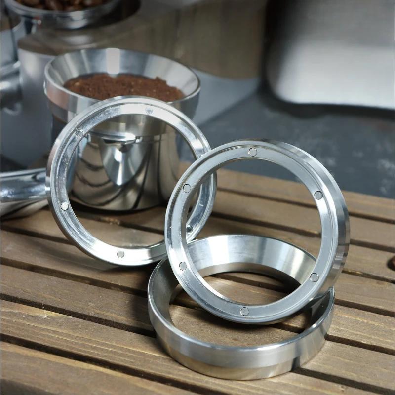 Количественный цикл Аксессуары для кофе Магнитный антилетящий порошок Аксессуары для кофе-бара Нержавеющая сталь Кофейный порошок Кольца Инструменты