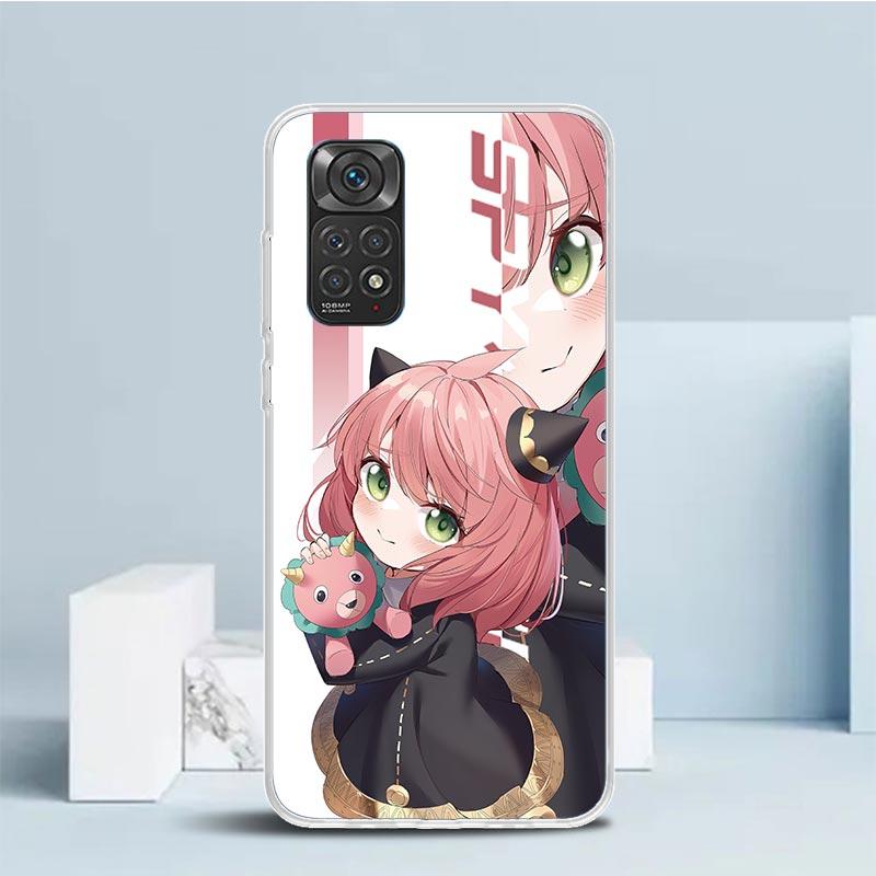 Чехол для телефона Anya из аниме Семья шпионов Для Xiaomi Redmi Note 15 14 14S 13 12S 12 Pro Plus 11S 11 11T 11E 10S 10 + Мягкая задняя крышка из ТПУ