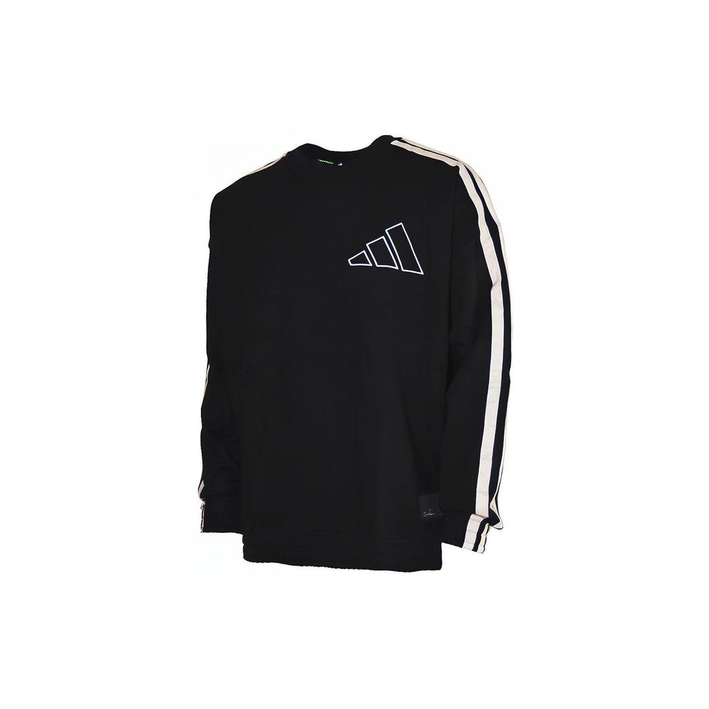adidas Толстовки Мужские Черные С Круглым Вырезом Умеренная Обычная GH4779