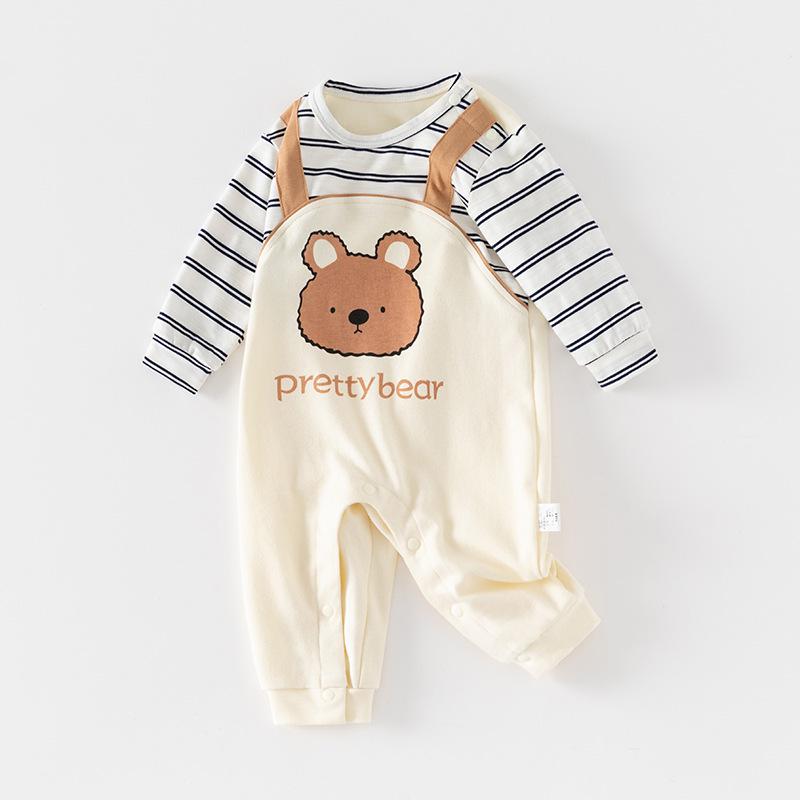 Infant Long-Sleeve Jumpsuit: Spring & Autumn Baby Boy Romper