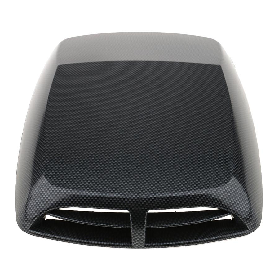 1PC Universal Carbon Fiber Car Accessories Decorative Air Flow Intake Hood Scoop Vent Bonnet Cover