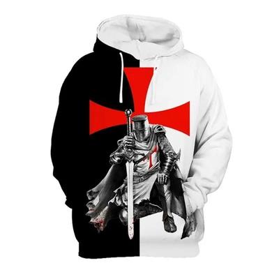 Толстовка с капюшоном Knights Templar 3D Print для мужчин и женщин, модная повседневная толстовка с капюшоном, свитер с капюшоном, толстовки с капюшоном для детей, топы, одежда