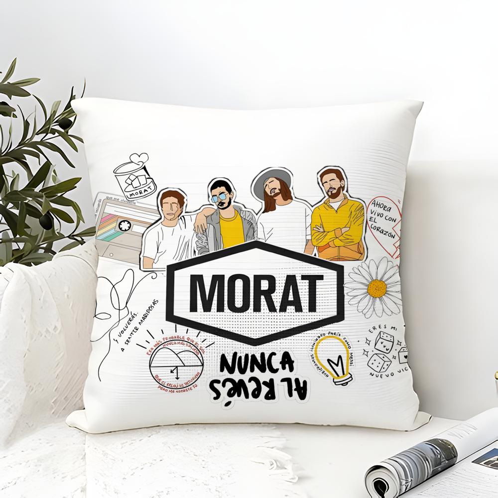 Рок-музыка M-Morat Группа 4 Наволочка Льняная Наволочка Диван Домашний Декор Чехол для Подушки Чехол для Подушки