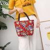 Large Capacity Floral Tote Bag Oxford Cloth Rose Mommy Bag Portable Canvas Lunch Bag  Shopping