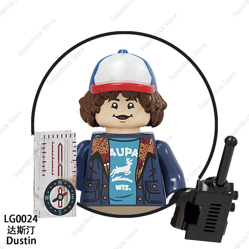 Montauk Upside Down World Building Blocks Demogorgon Vecna Eleven Mini Action Figures Bricks Model Movies Dolls Toys Kids Gift