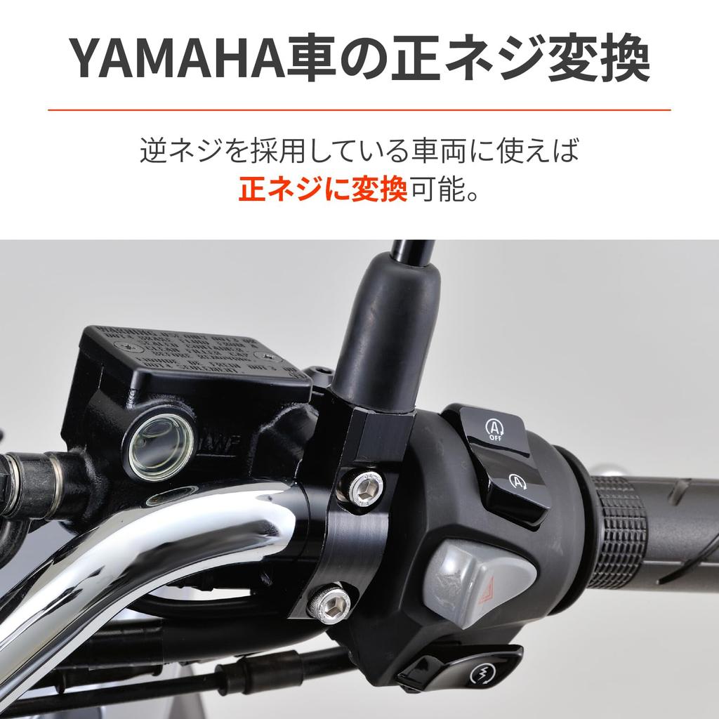 Daytona 94635 Motorcycle Mirror Stay, Mounting Hole 0.4 inch (10 mm) Positive Screw (M10