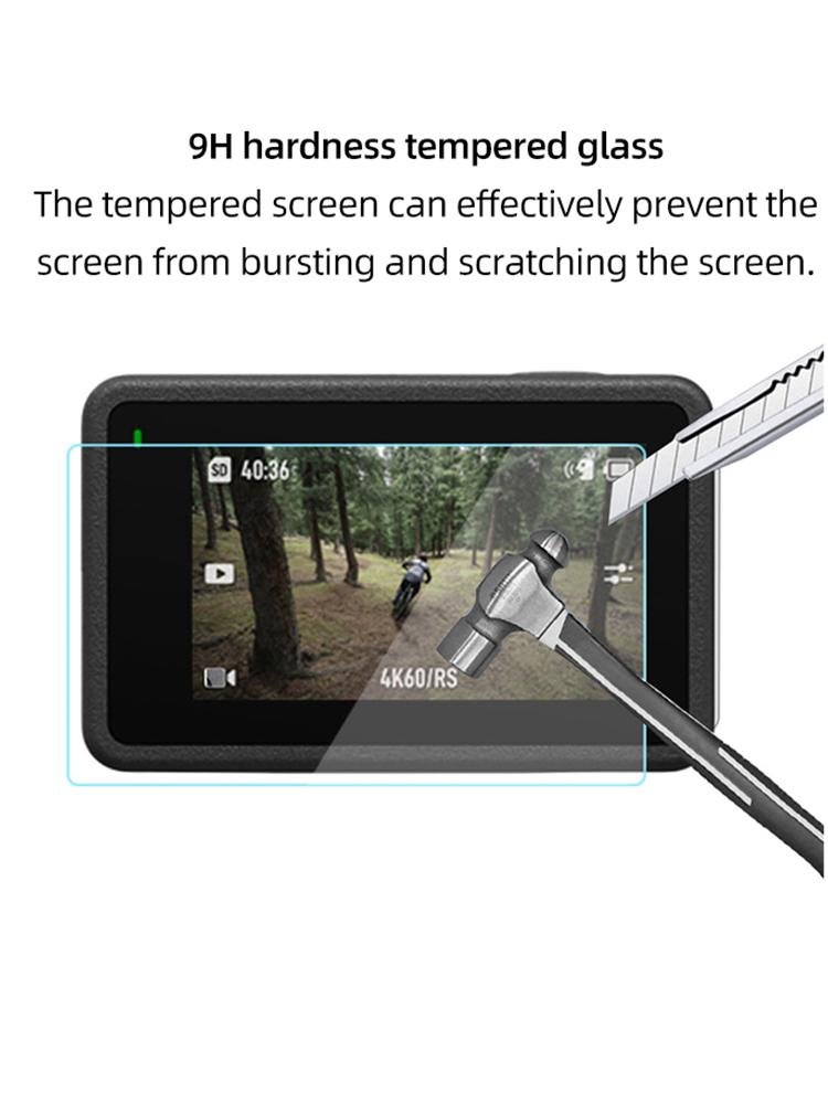 Tempered Glass Screen Protector Film Lens Protection Cover for DJI OSMO Action 3 Action Camera Accessories