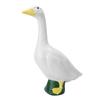 Большая белая статуя гуся Причудливый садовый декор Смола Крыльцо Гусь Наружное Внутреннее Украшение для Двора Патио Дома