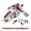 В наличии Republic Dropship Gunship из Звездного Плана Строительные Блоки Кирпичики Игрушки Для Детей Рождественский Подарок