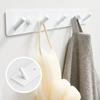 Дизайнерская вешалка для одежды без сверления с различными крючками для легкой установки и для большинства интерьеров