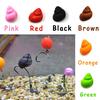 15PCS/Bag Carp Fishing EVA POP Up Bait River Snail Realistic Carping Fake Floating Baits For Hiar Rig Heli Rigs