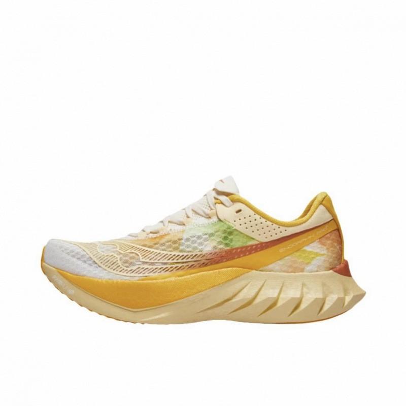 Saucony Endorphin Pro 4 Running Shoes - Breathable Mesh Cushioned Lightweight Sneakers Men Women
