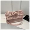 Stylish Feminine Tote Bag With Large Capacity Butterfly Bow In White Pink Silver Black