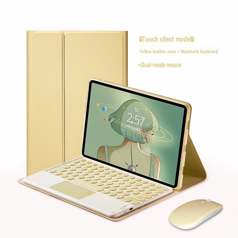 Чехол-клавиатура Bluetooth из кожи для iPad Pro 11 10-го поколения 10.9 со слотом для стилуса - Магнитный защитный чехол для планшета 10.2