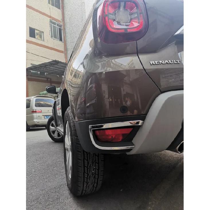 Нержавеющая сталь Хром Задние противотуманные фары Накладка на лампу для Renault Dacia Duster 2018-