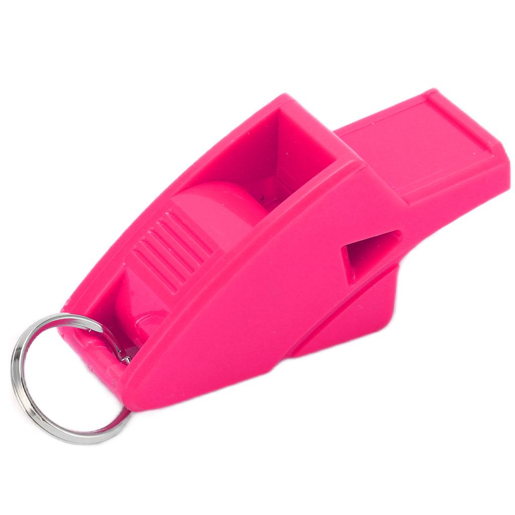 Referee Dolphin Whistle Sturdy Durable Resounding Crisp Portable Sound Whistle for CompetitionsRose Red