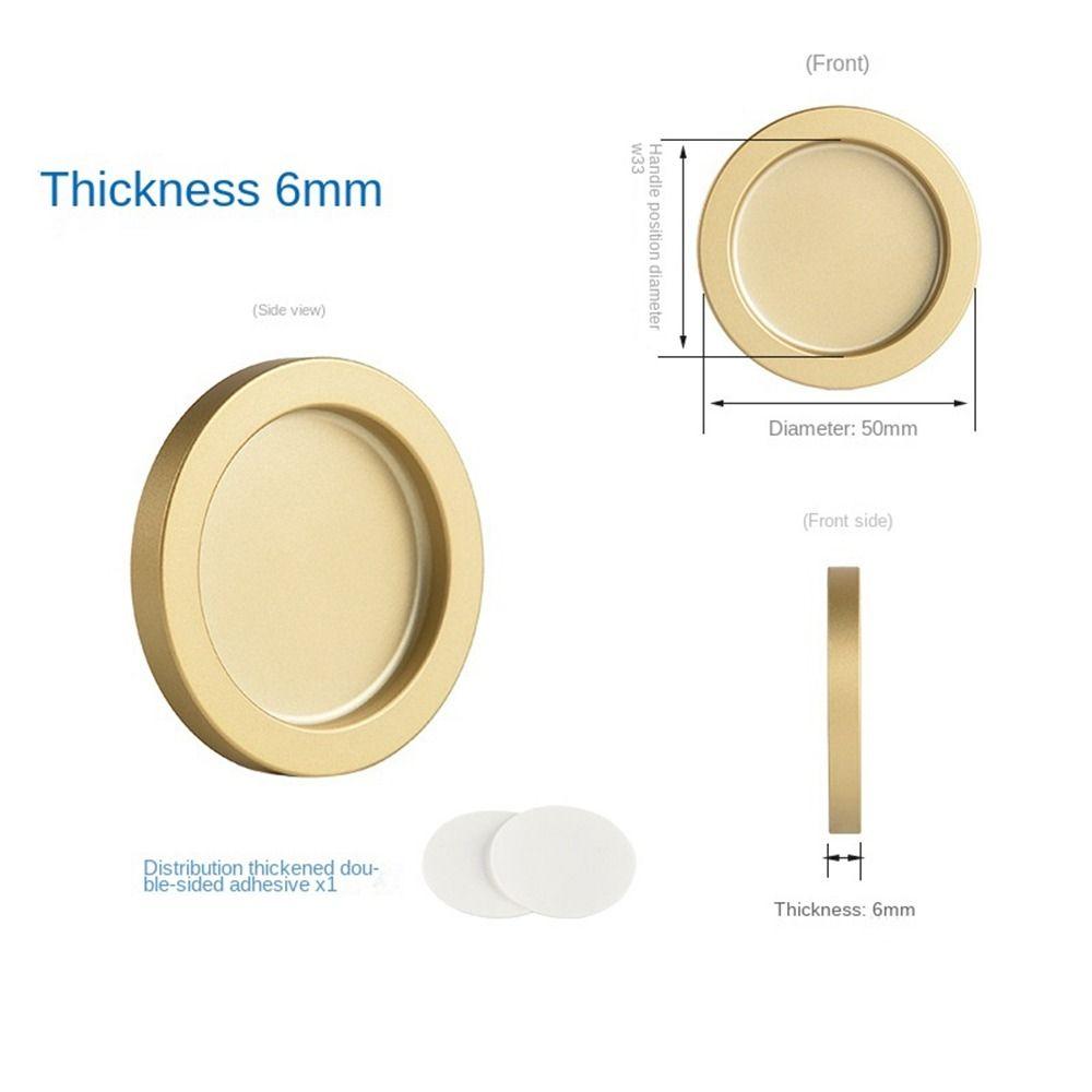 Встроенная невидимая дверная ручка, мебельные ручки из алюминиевого сплава, ручки для шкафов, стеклянные двери