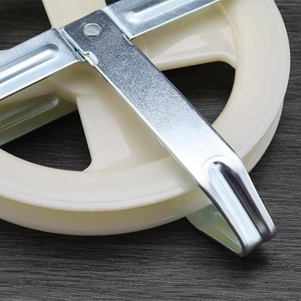 Комплект роликов для бельевой веревки Веревка для стирки Сушка одежды Легкая установка Многоцелевая нейлоновая веревка