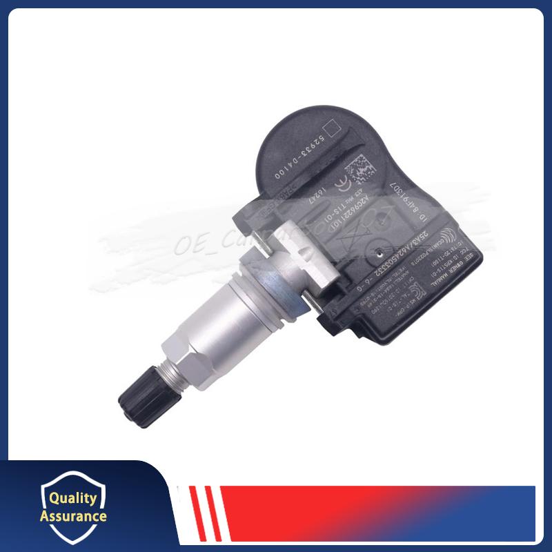 52933-D4100 TPMS 433MHZ 4PCS Tire Pressure Monitor Sensor For 2017- Genesis G90 2018- Hyundai I30 Kia OPTIMA 52933-F2000