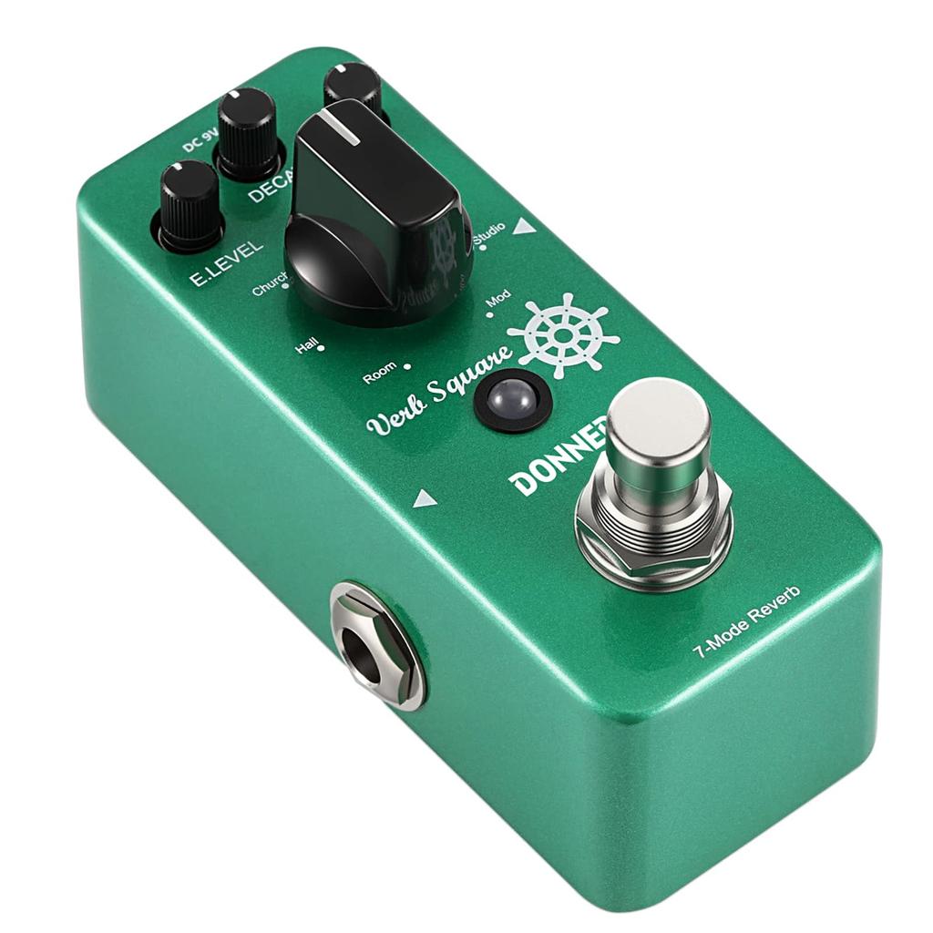 Donner Reverb Effector 7 Mode Modulation Verb Square