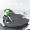 Fashion Women Lantern Fish Slides Thick Sole Shark Slippers 2025 Summer New Couple's Indoor Outdoor Man's Anti Skid Home Funny Slides