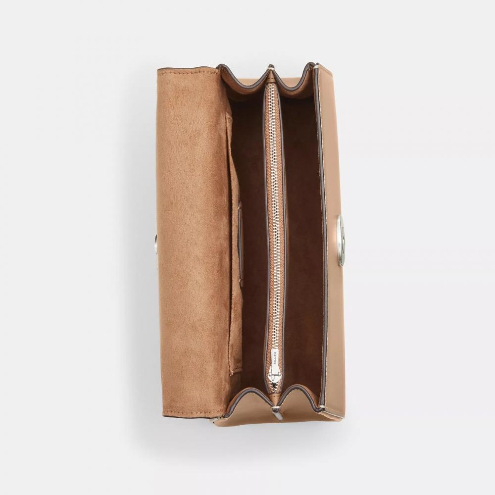 Coach Eliza Top Handle Gold Chalk