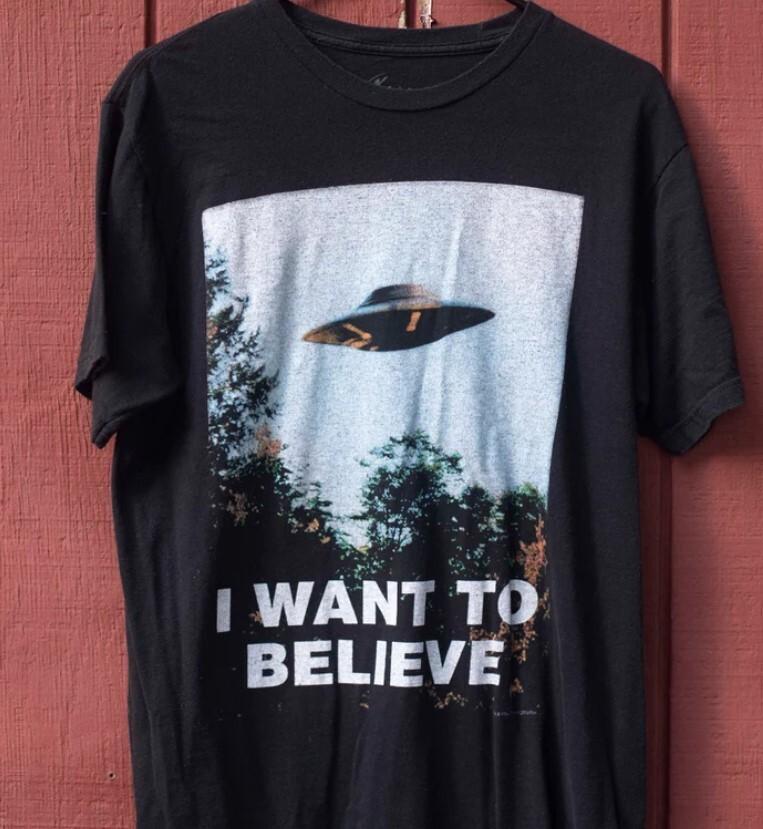 Футболка X-Files Я хочу верить ремейк унисекс все размеры TE4411