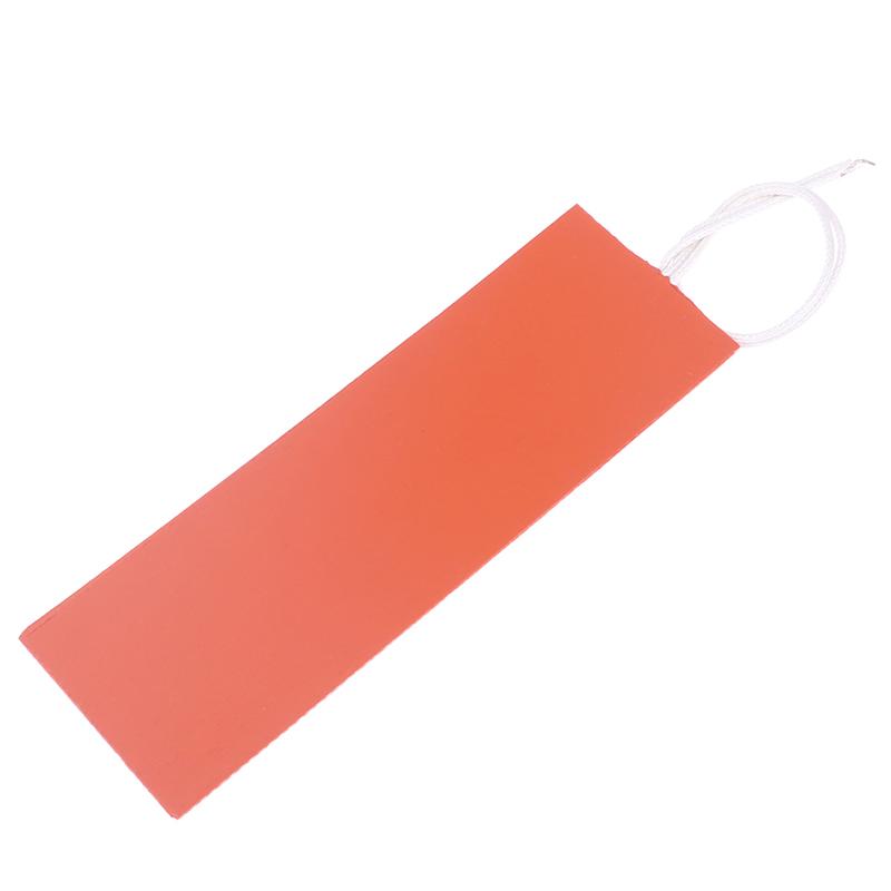 30 Вт 12 В 5x20 см Силиконовый нагревательный коврик для масляного бака двигателя Резиновый нагревательный коврик для подогрева