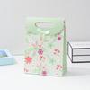 StoBag Floral Print Ribbon Gift Wrapping Bags Paper Candy Bags with Handles Birthday Wedding Favors Packaging Bags for Sweets