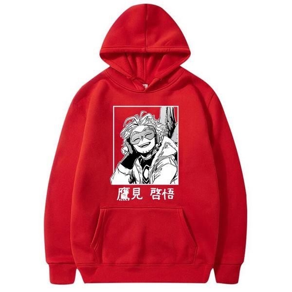 New Hawks My Hero Academia Printed Hoodie Hoodie Hoodie Sportswear Daily Comfortable Top Casual Fashion Home Hoodie Warm
