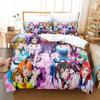 New 3D Printed Love Live Bedding Set Pillowcase Anime Duvet Cover Double Twin Full Queen King Adult Kids Bedclothes Quilt Cover