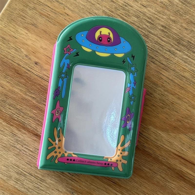 Creative Design Rainbow Mini Photo Album with 20 Pages Storage Sweet 3 Inch Kpop Photocard Album for Couple Friends Gift 2025