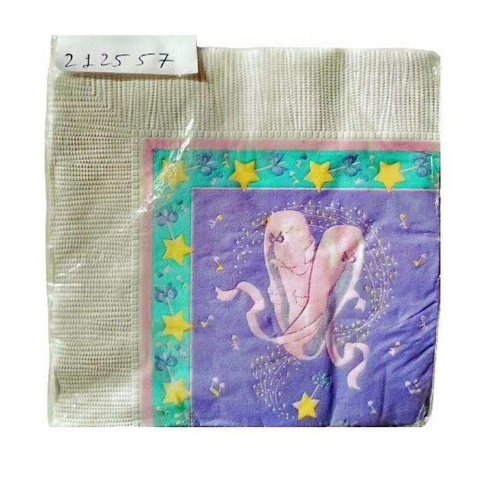 Amscan Салфетки волшебные тапочки 3-слойные (Упаковка из 16 шт.)