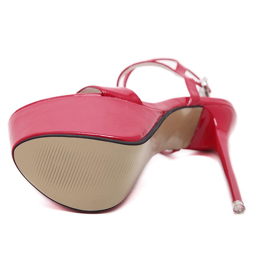 Сандалии на очень высоком каблуке, пикантные вечерние модельные туфли, женские туфли-лодочки на платформе, большие размеры 34–46