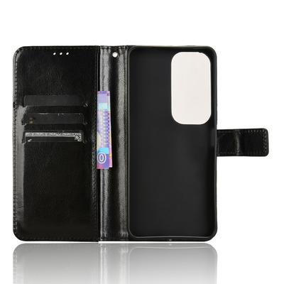 Для vivo Y19s 4G/Y29 5G Чехол Текстура Crazy Horse PU Кожа Обложка-кошелек для телефона