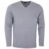 Mens Ribbed V Neck Merino Sweater
