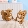 Cute Simulated Plush Toy Squirrel Doll Cartoon Big Tail Doll Grab Machine Gift