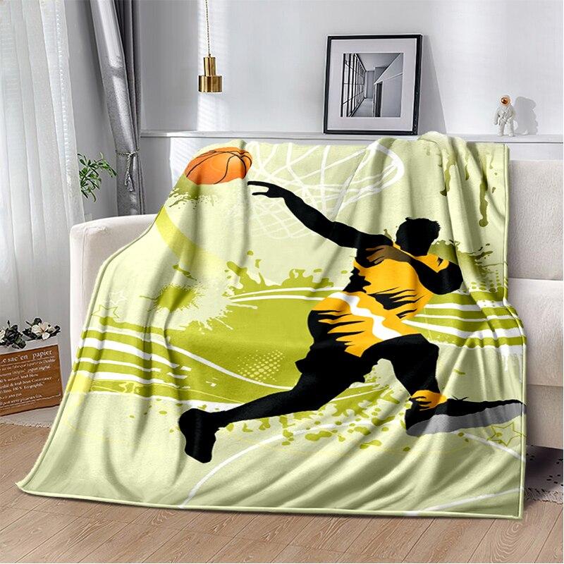 Fashion basketball blanket custom lightweight thermal insulation blanket Sofa blanket bed office blankets for beds